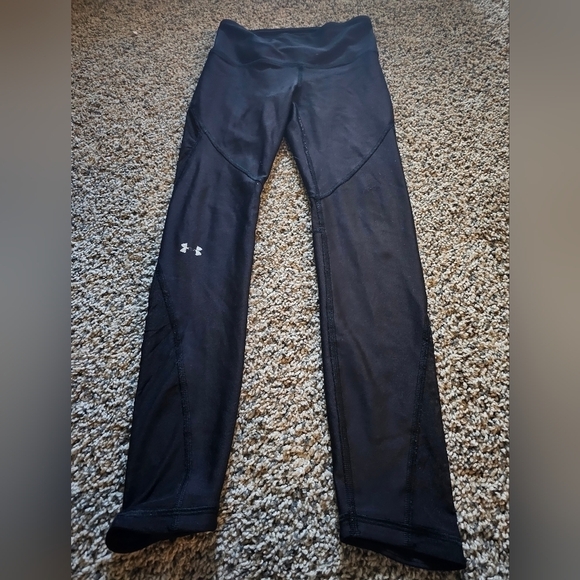 Under Armour Compression Pants Black Ladies XS - Picture 1 of 4